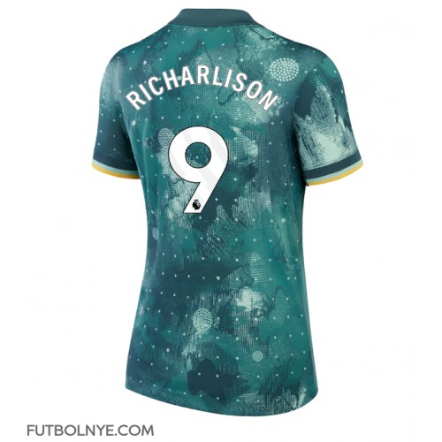 Camiseta Tottenham Hotspur Richarlison #9 Tercera Equipación para mujer 2024-25 manga corta